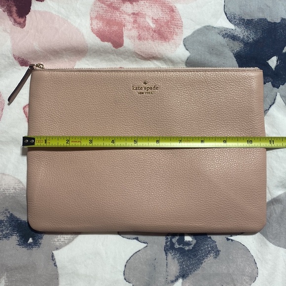 Kate Spade Blush Zipper Clutch Pouch - Picture 6 of 7